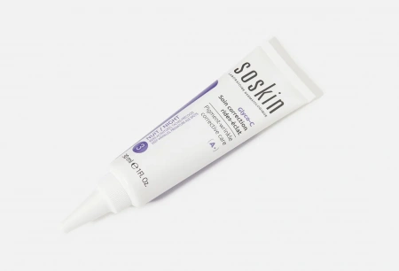 Ночной крем против морщин и пигментации, Soskin, Pigment-wrinkle corrective care "Glico-C", 30 мл.